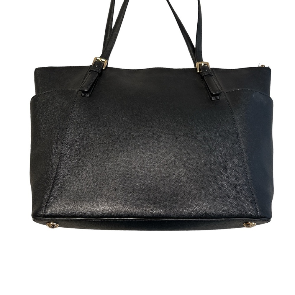 Michael Kors Black Leather Tote - Picture 3 of 12